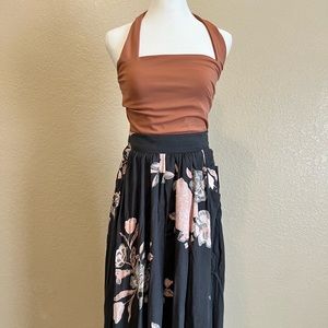 NWT O’Neill Floral Maxi Skirt